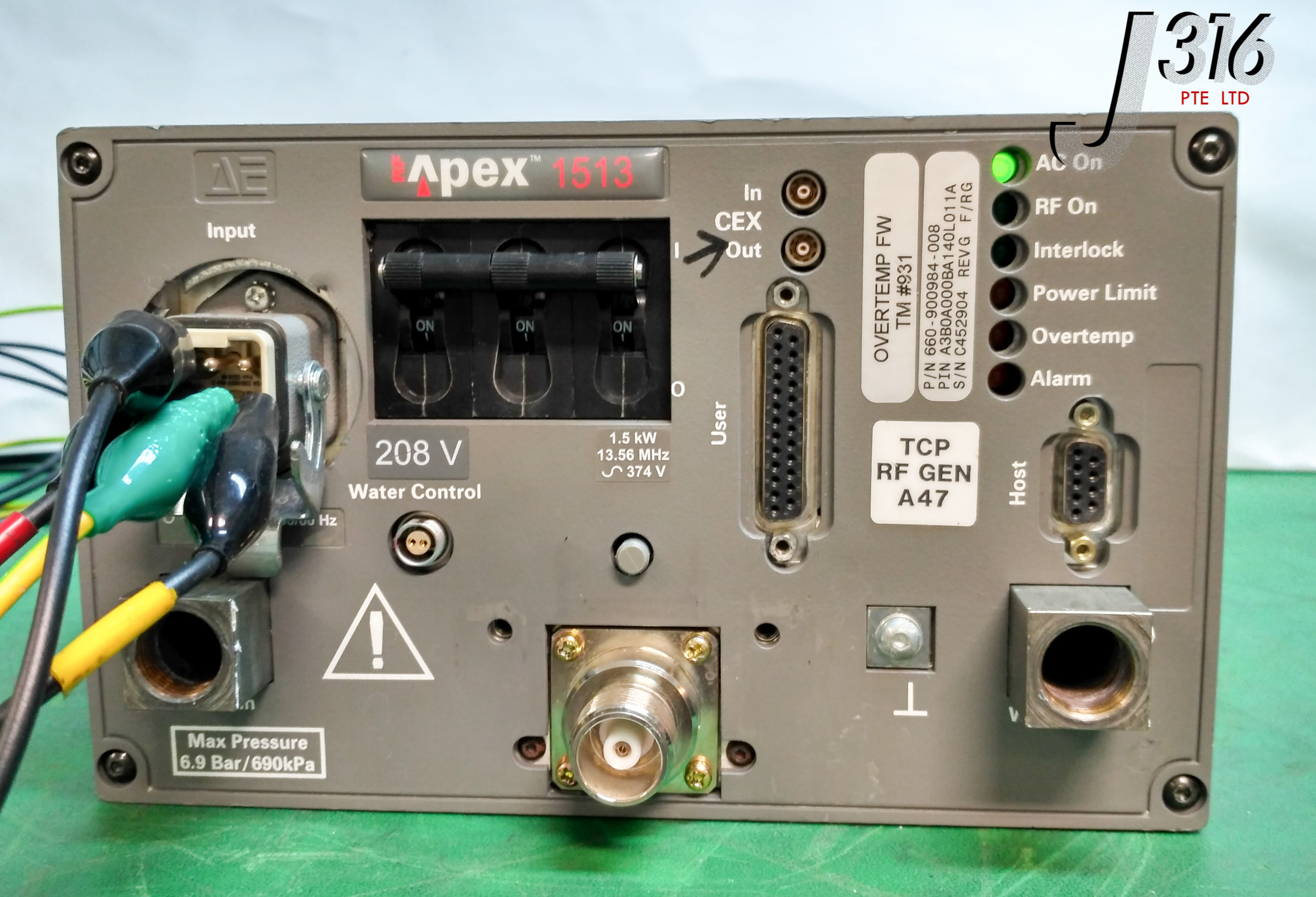 8948 ADVANCED ENERGY RF GENERATOR, P/N: 660-900984-008 (WORKING